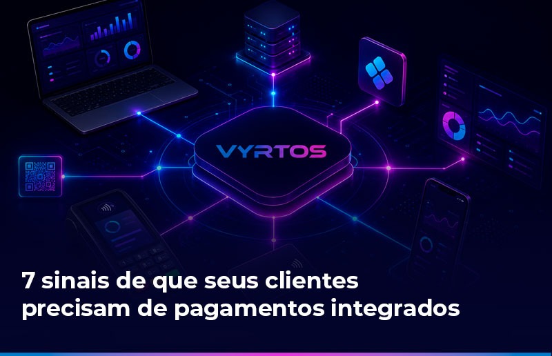 Gestor analisando sinais de que seus clientes precisam de uma estrutura de meios de pagamento integrados.