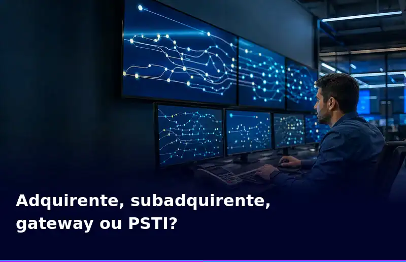 Profissional-monitora-conexoes-entre-adquirente-subadquirente-gateway-e-PSTI-em-uma-central-de-pagamentos